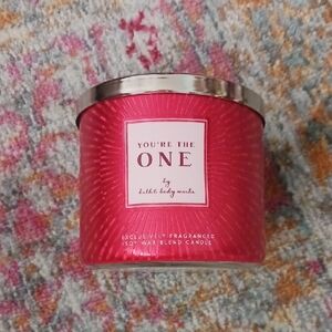 Bath And Body Works 3 Wick Candle. You Are The One.